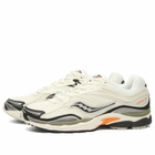 Saucony Progrid Omni 9 Sneaker in White/Turmeric