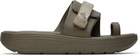 Suicoke Khaki UTA Sandals