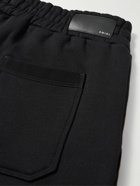 AMIRI - Straight-Leg Logo-Embroidered Cotton-Jersey Shorts - Black