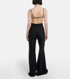 Costarellos Lumi crystal-embellished bralette