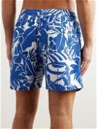 Polo Ralph Lauren - Traveler Straight-Leg Mid-Length Printed Recycled Swim Shorts - Blue