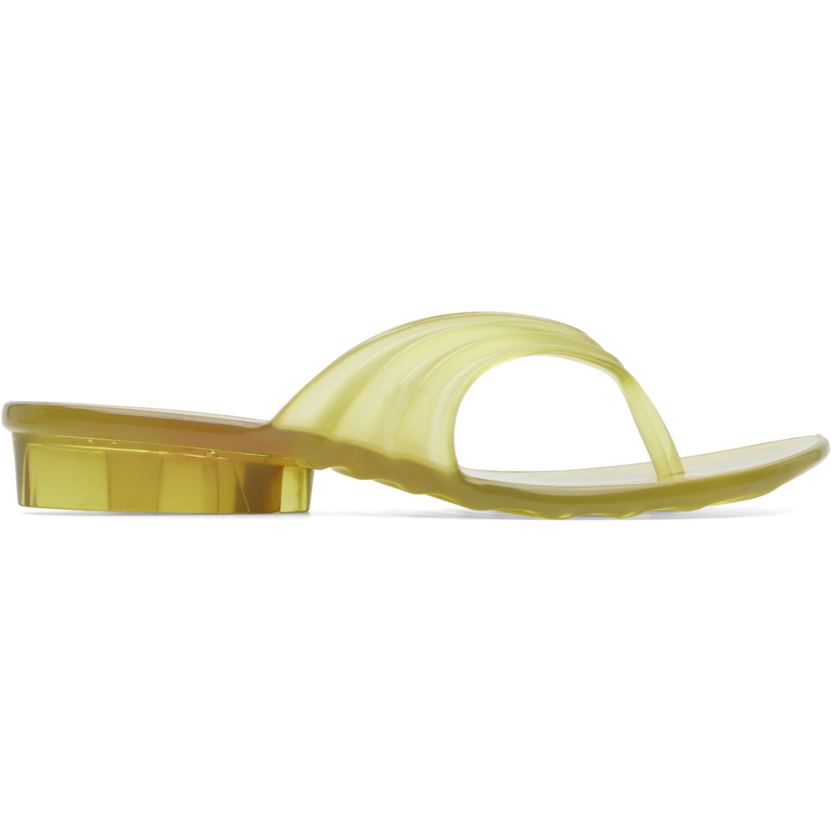 Diesel Yellow Mellisa Edition Sculptural Flip-Flops