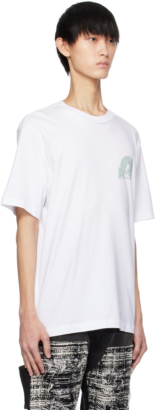 AMIRI White 'Amiri Records' T-Shirt Amiri
