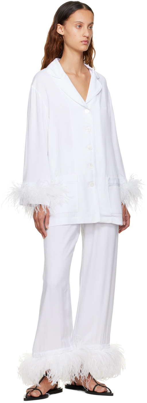 Sleeper White Party Pyjama Set