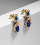 Suzanne Kalan 18kt gold drop earrings with opals and diamonds