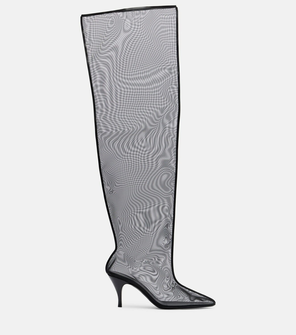 Herbert Levine Drawing A Blank 85 mesh knee-high boots