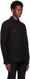 Rick Owens Black Brushed Jacket