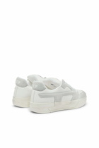 Diesel S-D-Ollie - Distressed sneakers in leather and suede - Sneakers Mens in White