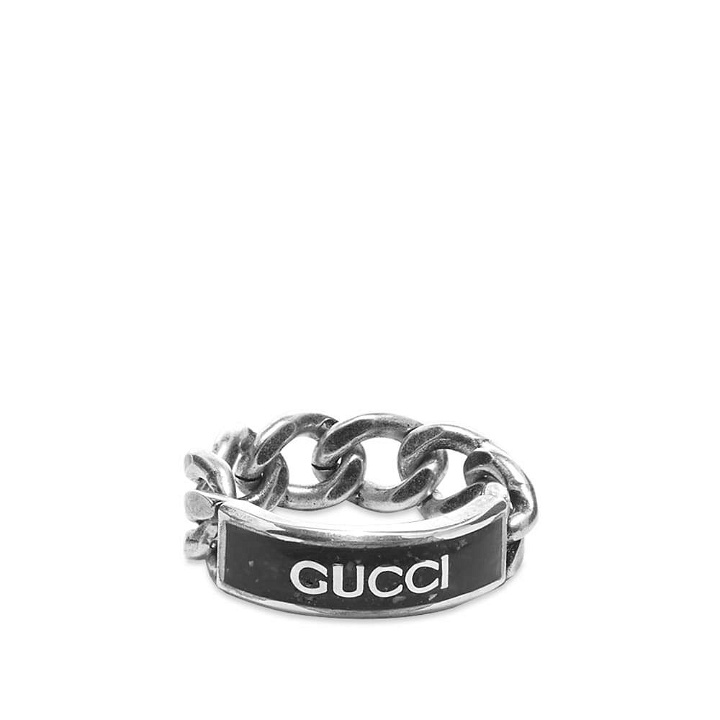 Photo: Gucci Tag Chain Ring