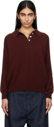 &Daughter Burgundy Edith Polo