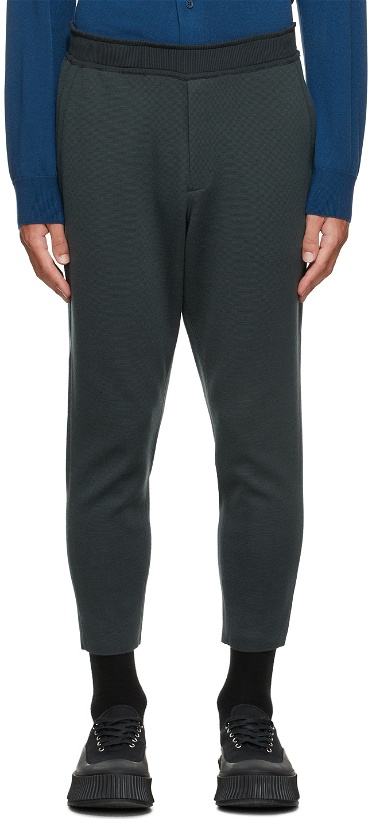 Photo: CFCL Grey Wool Milan Rib Tapered Trousers