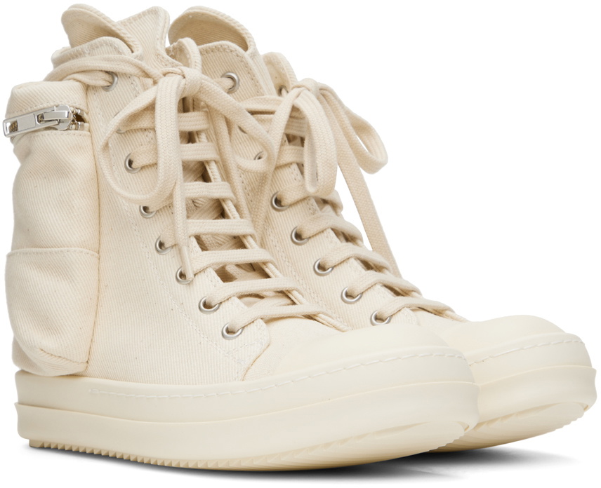 Rick Owens Drkshdw Off-White Cargo Sneakers