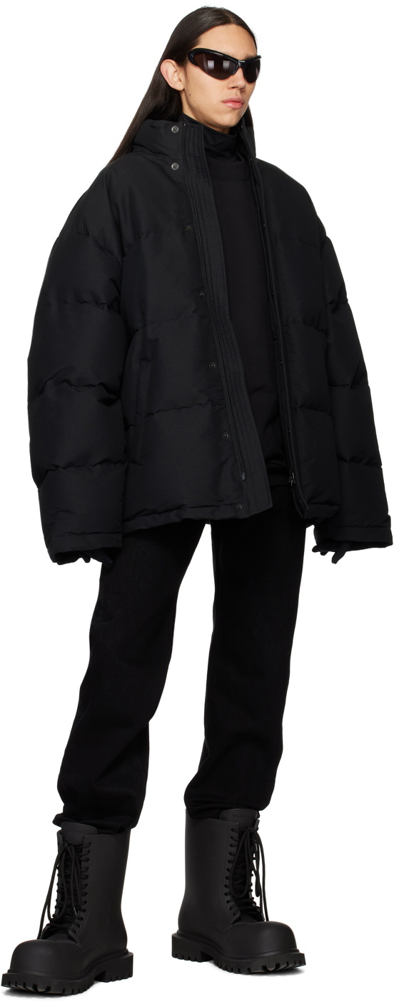 Balenciaga Black Care Label Sweatshirt