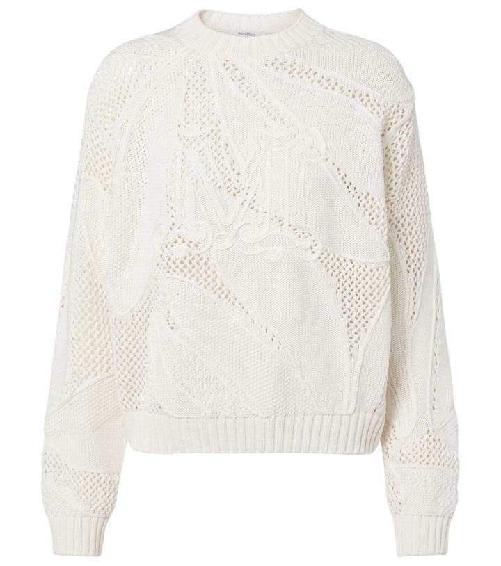 Photo: Max Mara Salvo open-knit cotton sweater