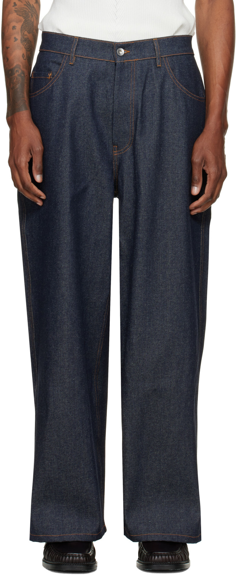 YMC Navy Replacement Jeans