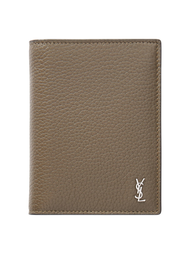 Photo: SAINT LAURENT - Full-Grain Leather Bifold Cardholder