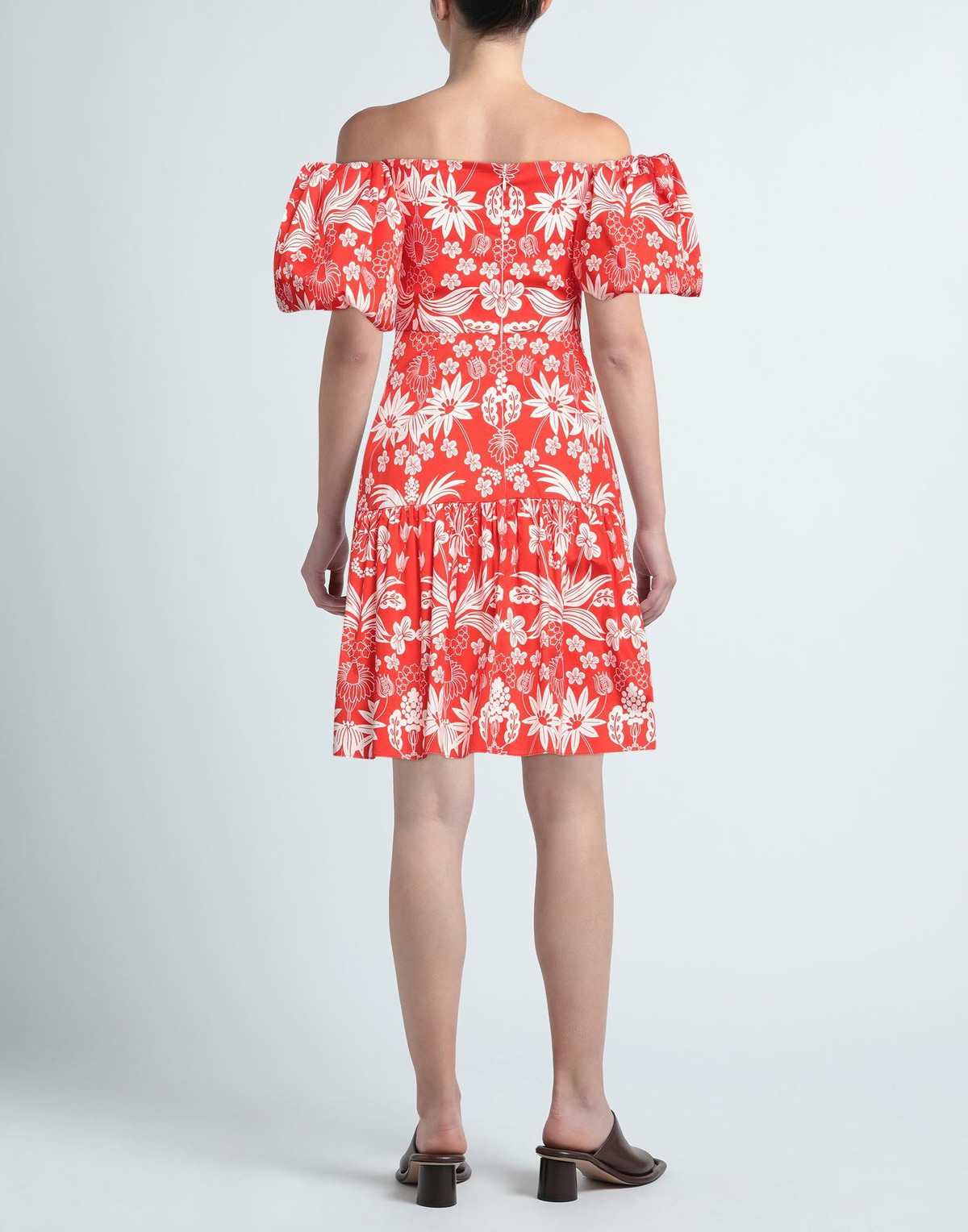 Borgo De Nor Womens Mini dress in Tomato red