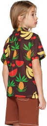 Mini Rodini Kids Brown Fruits Shirt