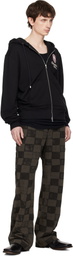 AMIRI Black 'MA Chateau' Zip Hoodie