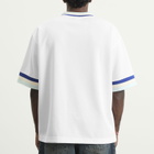 ICECREAM Men's V-Neck Sports Jersey in White