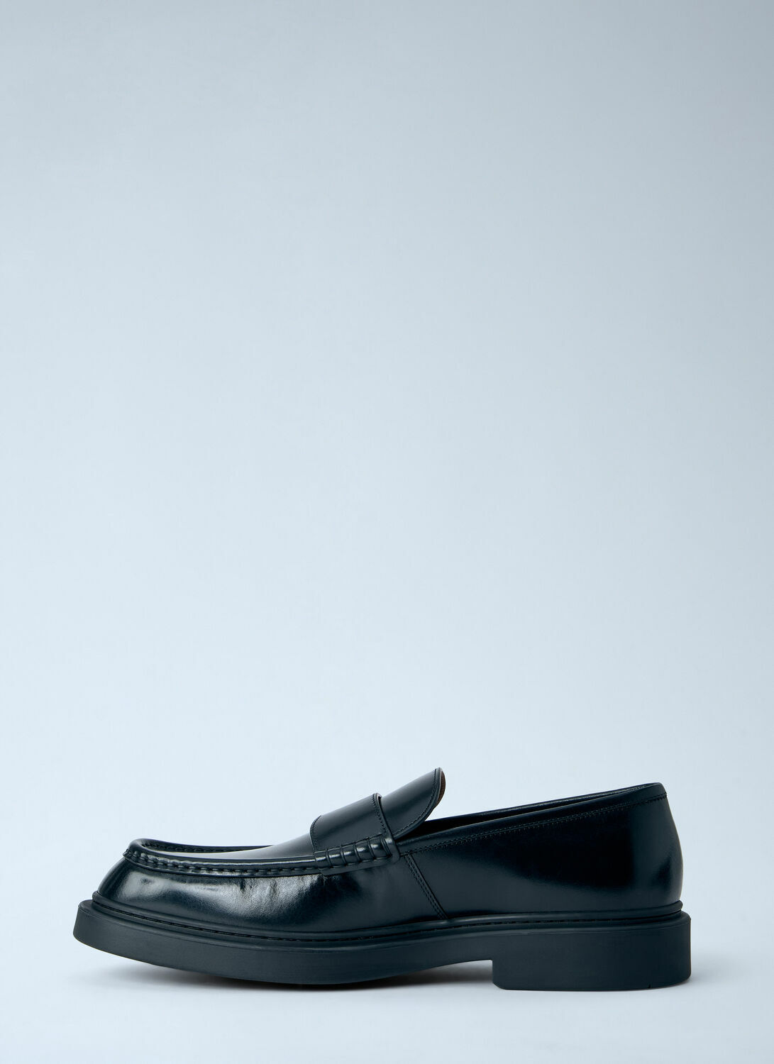 Jil Sander Brushed Leather Loafers