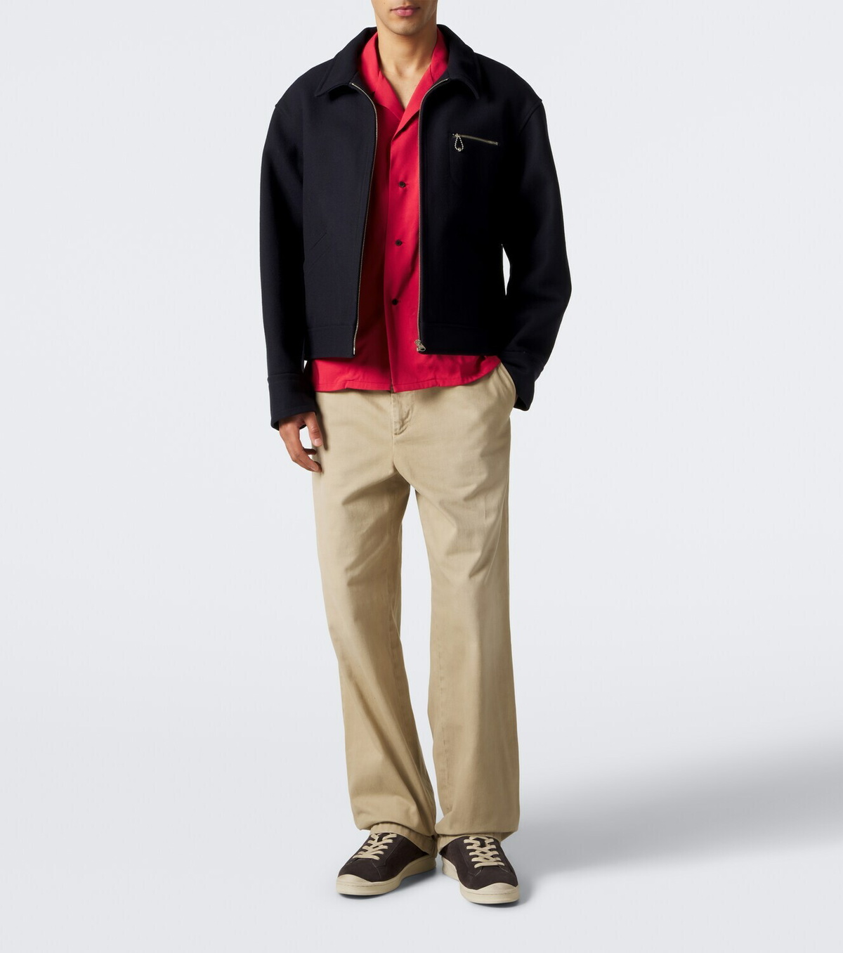 Visvim Blackthorn wool and linen jacket