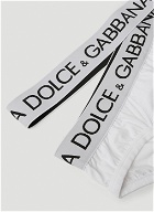 Dolce & Gabbana - Logo Waistband Briefs in White