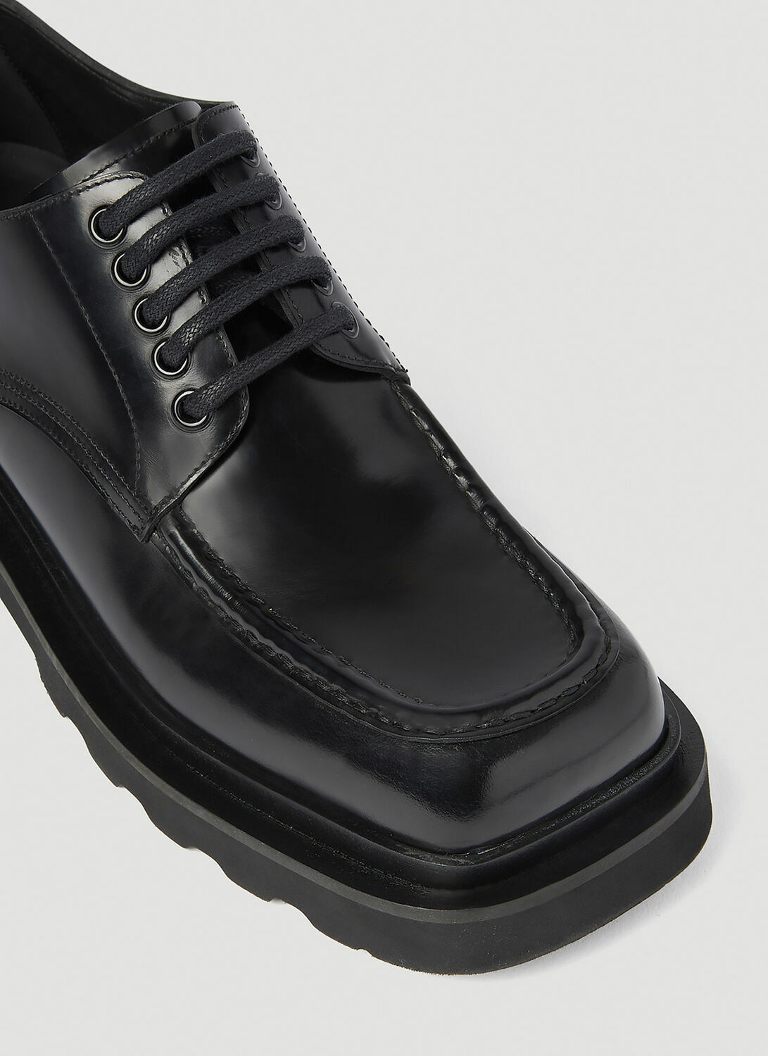 Dolce & Gabbana Brushed Leather Derby Shoes