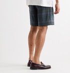 Beams Plus - Checked Woven Shorts - Blue