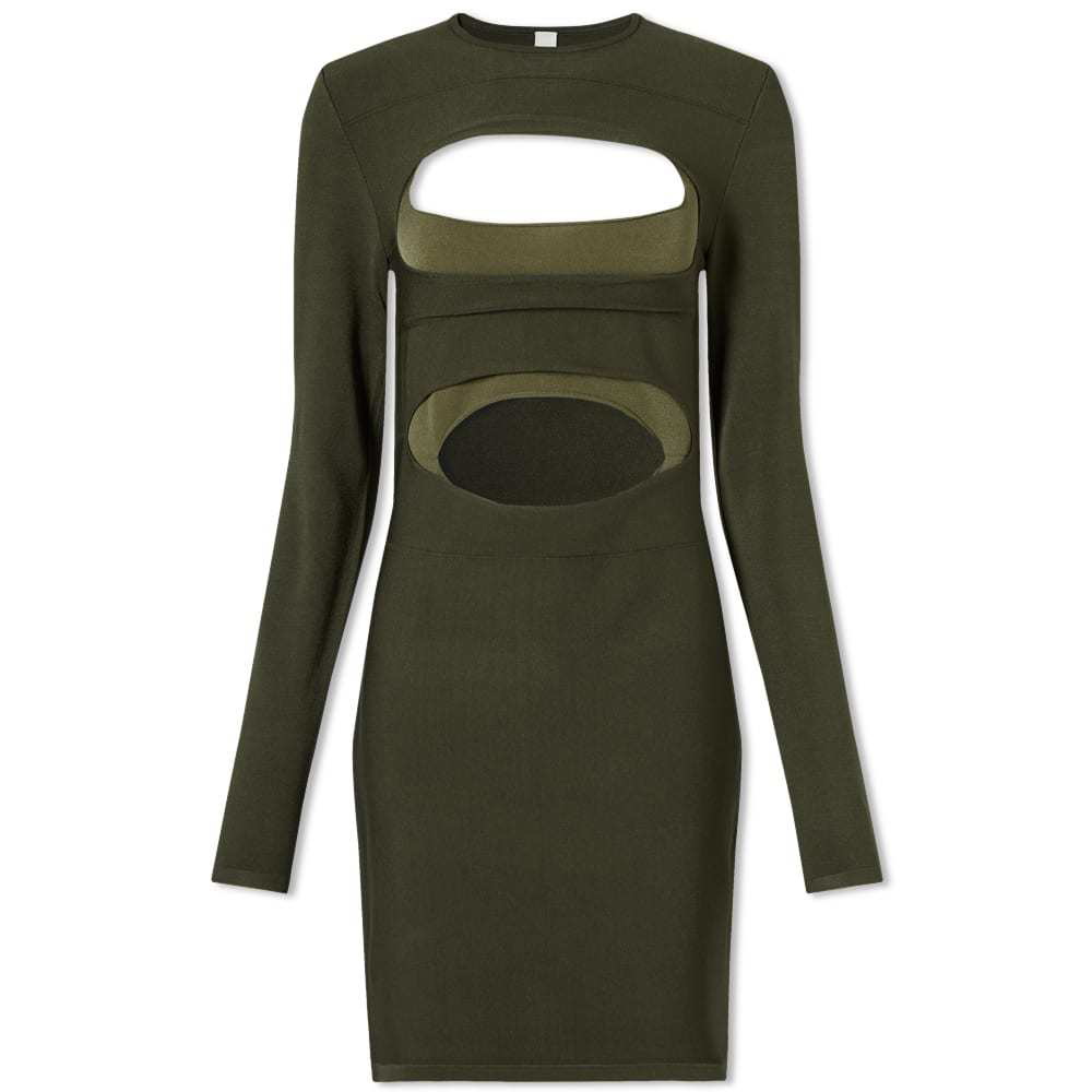 Dion Lee Double Layer Long Sleeve Mini Dress