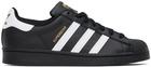 adidas Originals Black Superstar Sneakers