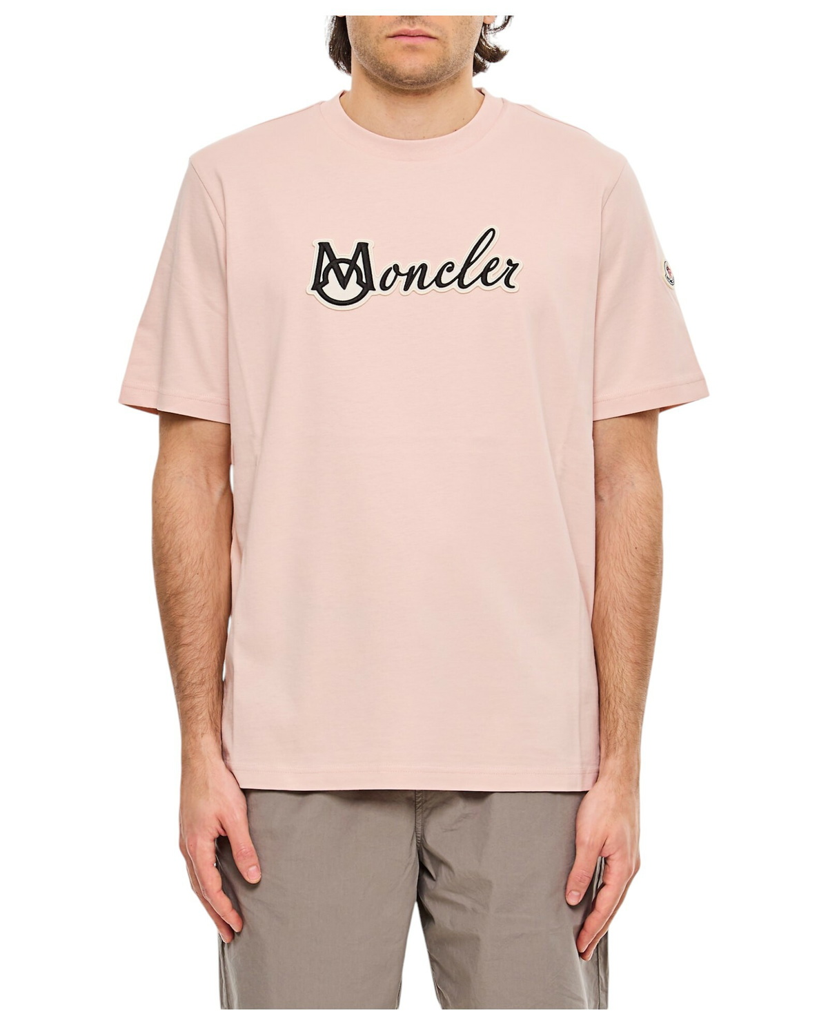 Moncler Men's Genius x HYKE Long Sleeve Logo T-Shirt in
