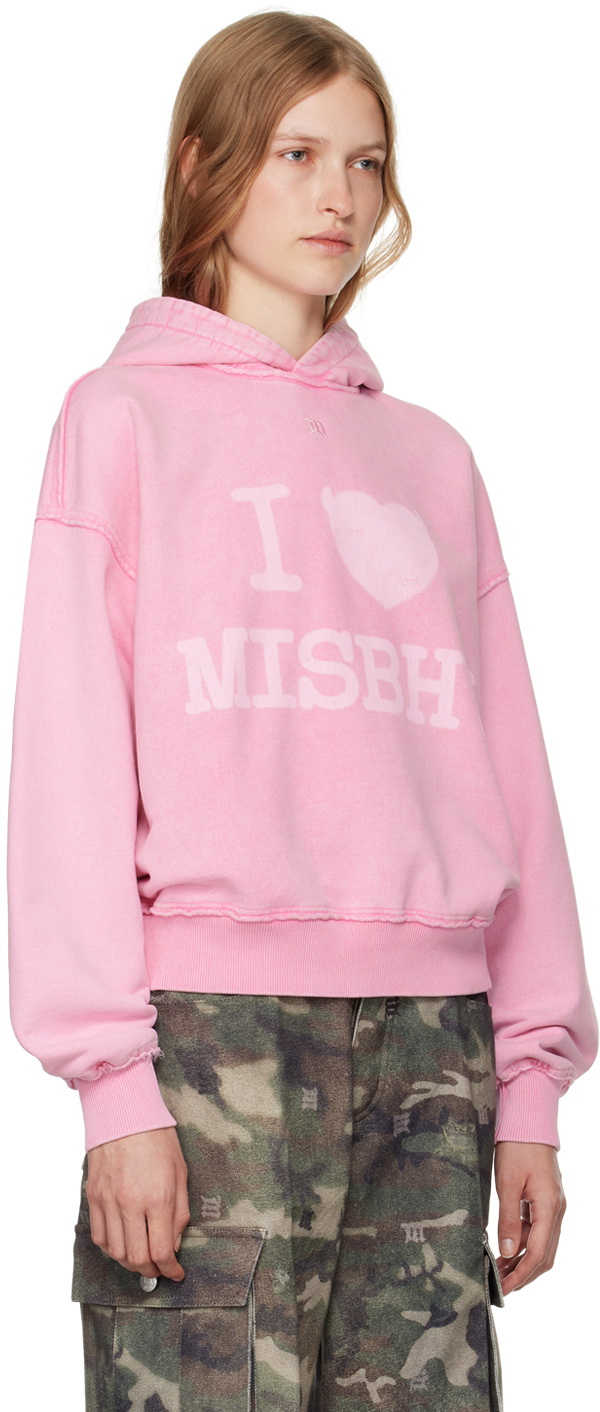 MISBHV Pink 'I Love MISBHV' Hoodie