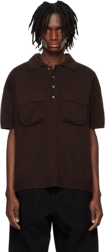 Photo: System Brown Knitted Polo