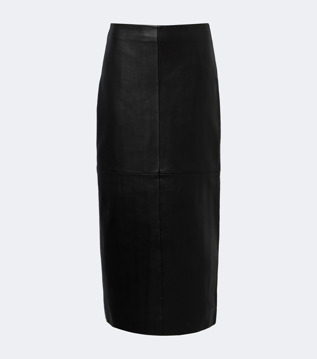 Róhe Leather pencil skirt