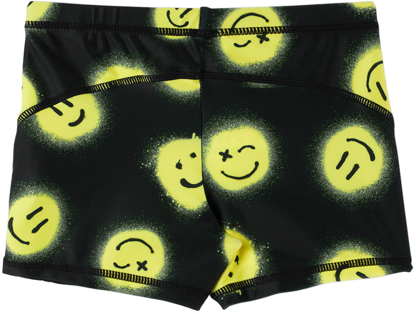 Molo graphic-print swim shorts - Black