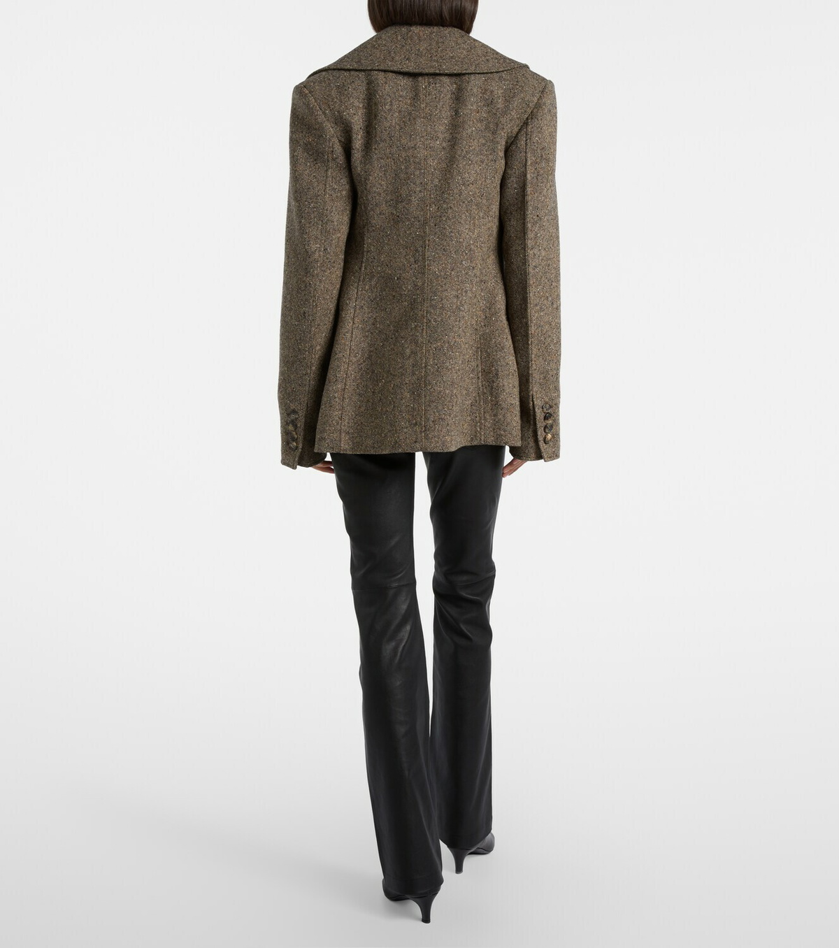 AG Jeans Sophie leather bootcut pants