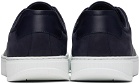 Ferragamo Navy Low Cut Sneakers