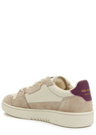 Axel Arigato Dice Lo Bee Bird Panelled Leather Sneakers Beige