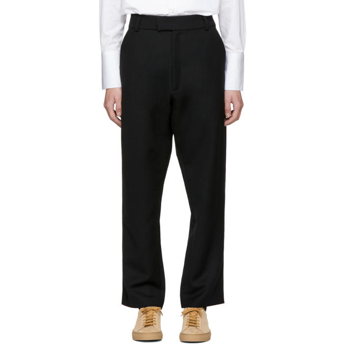 Photo: Studio Nicholson Black Banner Trousers