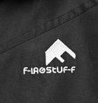 Flagstuff - Logo-Embroidered Colour-Block Shell Track Jacket - Men - Dark gray