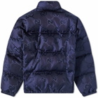 Gucci Men's Horse Bit Monogram Harrington Jacket in Navy