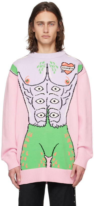 Photo: Charles Jeffrey LOVERBOY Pink Sexy Beasts Sweater