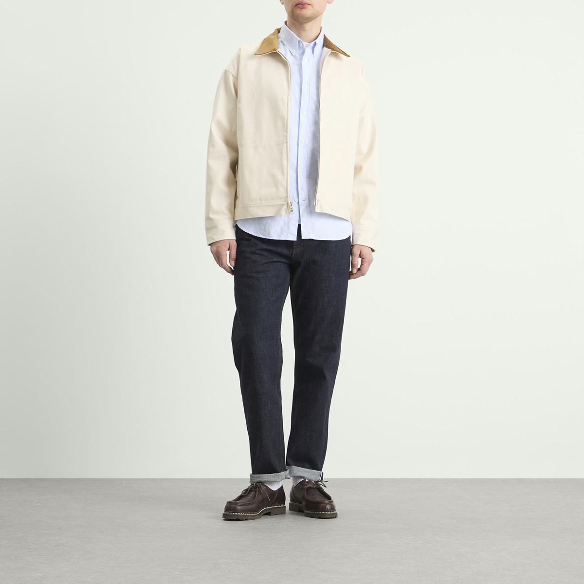 Drake's Men's Selvedge Denim Jeans in Indigo