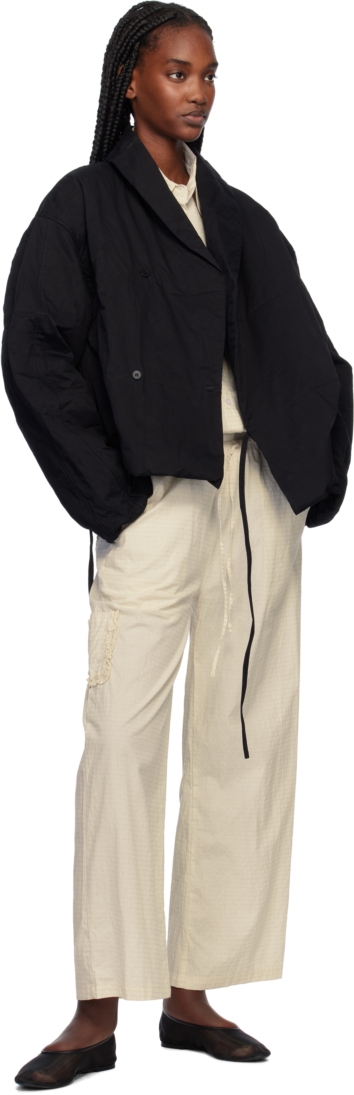 Deiji Studios Black Bubble Jacket