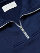 Les Tien - Yacht Cotton-Jersey Zip-Up Sweatshirt - Blue