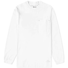 Barbour x and wander Long Sleeve T-Shirt in White