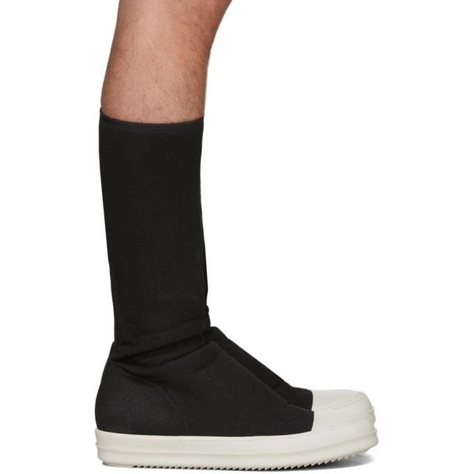 Photo: Rick Owens Drkshdw Black Sock Sneakers