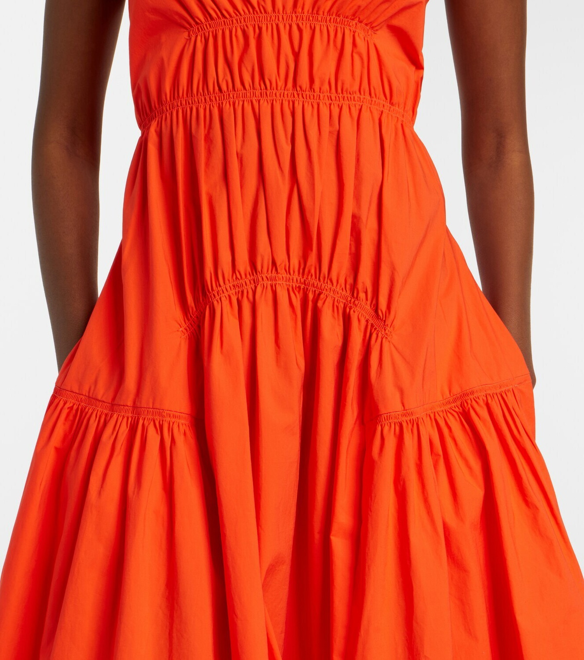 Proenza Schouler White Label Michelyn cotton-blend maxi dress