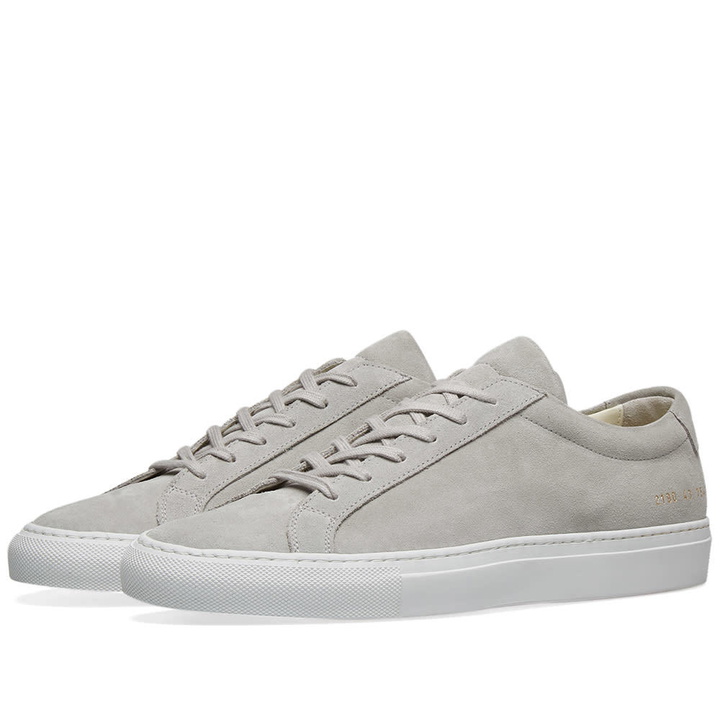 Photo: Common Projects Original Achilles Low Suede Grey